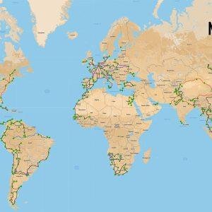 World Map by Piccaya